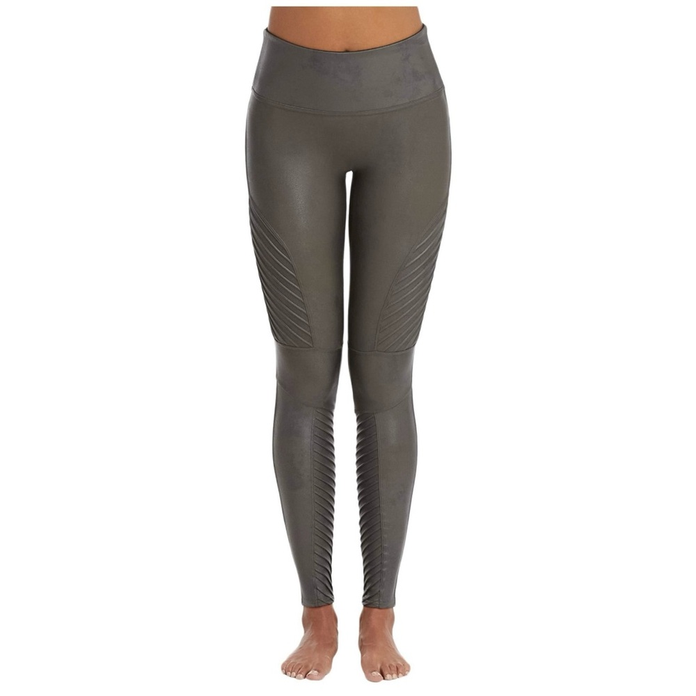 Spanx
Sleek Dark Gray Leather Pants